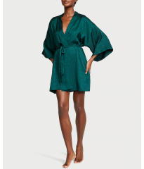 Сатиновый халат The Tour '23 Icon Satin Robe Green