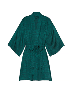 Сатиновий халат The Tour '23 Icon Satin Robe Green