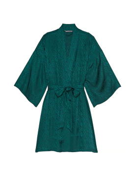 Сатиновий халат The Tour '23 Icon Satin Robe Green