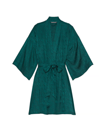 Сатиновий халат The Tour '23 Icon Satin Robe Green