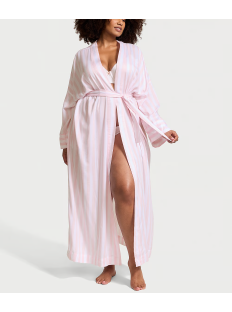 Халат Modal-Cotton Long Robe Pretty Blossom Stripes