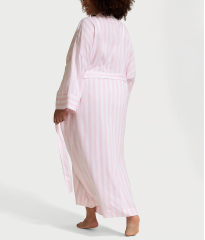 Халат Modal-Cotton Long Robe Pretty Blossom Stripes