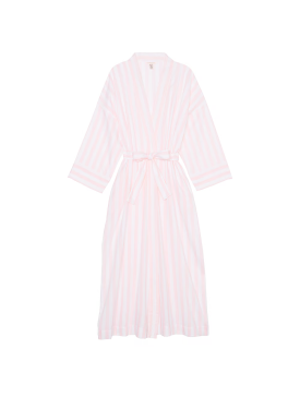 Халат Modal-Cotton Long Robe Pretty Blossom Stripes