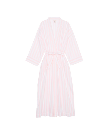 Халат Modal-Cotton Long Robe Pretty Blossom Stripes