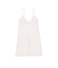 Пеньюар Twinkle Strap Lace Slip Dress Coconut White