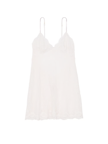Пеньюар Twinkle Strap Lace Slip Dress Coconut White