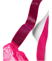 Комплект білизни The Fabulous by Victoria's Secret Full-Cup Shine Strap Lace Bra Set Hot Pink