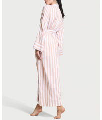 Халат Modal-Cotton Long Robe Toasted Sugar Stripes