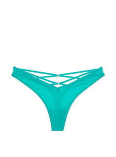 Трусики Strappy Back High-Leg Thong Panty Aqua Sea