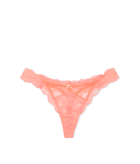 Трусики Lace-Trim Thong Panty Neon Nectar