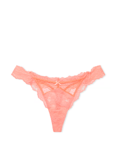 Трусики Lace-Trim Thong Panty Neon Nectar