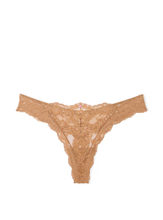 Трусики Dream Angels Lace Thong Panty Toffee