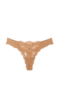 Трусики Dream Angels Lace Thong Panty Toffee