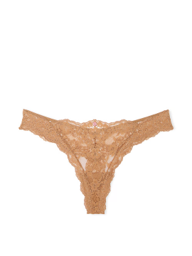 Трусики Dream Angels Lace Thong Panty Toffee