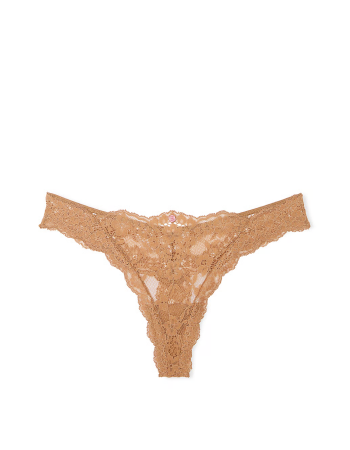 Трусики Dream Angels Lace Thong Panty Toffee