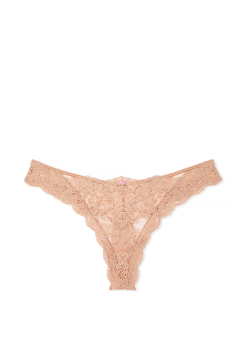 Трусики Dream Angels Lace Thong Panty Praline