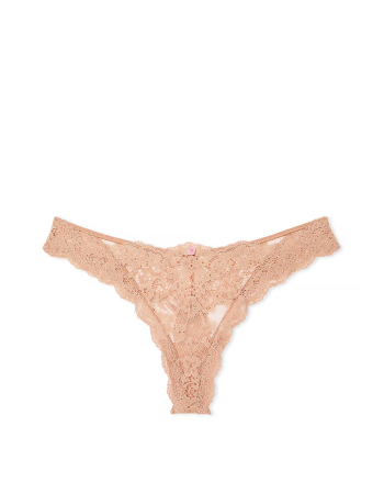 Трусики Dream Angels Lace Thong Panty Praline