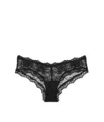 Трусики Rose Lace High-Leg Cheeky Panty Black