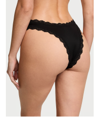 Трусики Lace-Trim Brazilian Panty Black