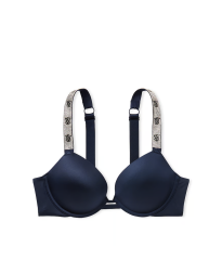 Бюстгальтер Shine Strap Push-Up Bra Noir Navy