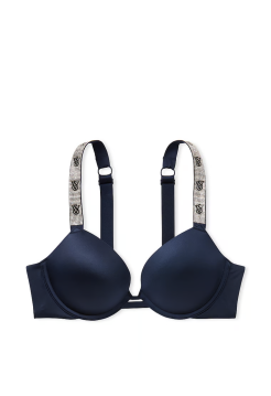 Бюстгальтер Shine Strap Push-Up Bra Noir Navy