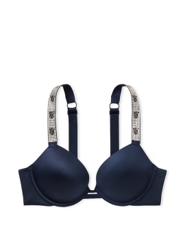 Бюстгальтер Shine Strap Push-Up Bra Noir Navy