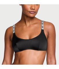 Комплект білизни Shine Strap Scoop Bralette Set Black