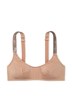 Бюстгальтер Shine Strap Scoop Bralette Praline