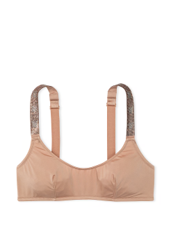 Бюстгальтер Shine Strap Scoop Bralette Praline