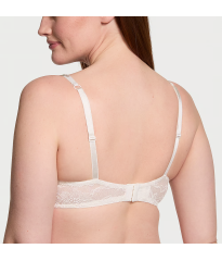 Бюстгальтер Double Shine Strap Lace Push-Up Bra Coconut White