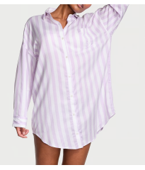 Нічна сорочка Modal-Cotton Sleepshirt Unicorn Purple Stripes