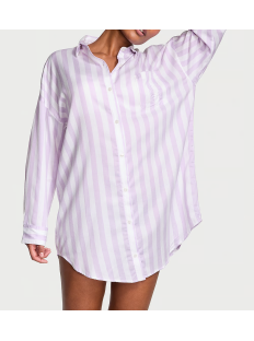 Ночная рубашка Modal-Cotton Sleepshirt Unicorn Purple Stripes