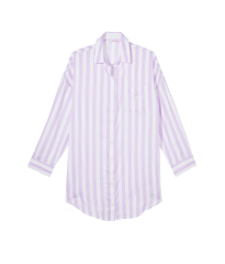 Нічна сорочка Modal-Cotton Sleepshirt Unicorn Purple Stripes