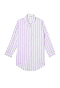 Нічна сорочка Modal-Cotton Sleepshirt Unicorn Purple Stripes