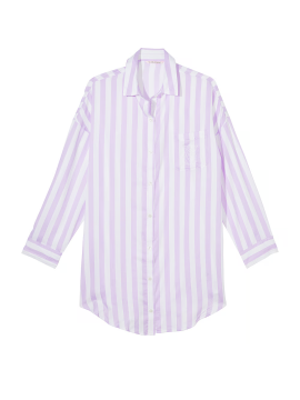 Нічна сорочка Modal-Cotton Sleepshirt Unicorn Purple Stripes