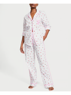 Пижама 100% Cotton Long Pajama Set Floral