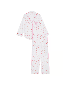 Пижама 100% Cotton Long Pajama Set Floral