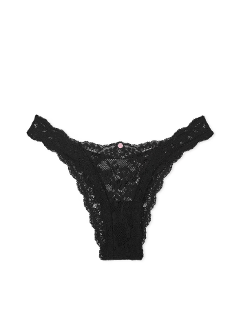 Трусики Lace Brazilian Panty Black