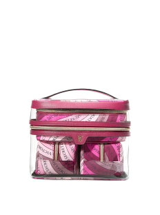 Набор косметичек Victoria's Secret 4-Piece Makeup Bag Wine