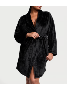 Халат Short Cozy Robe Black VS