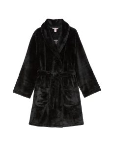 Халат Short Cozy Robe Black VS