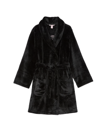 Халат Short Cozy Robe Black VS