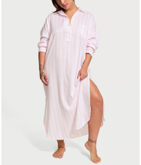 Нічна сорочка Modal-Cotton Sleep Tunic Pretty Blossom Stripes