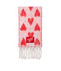 Теплий шарф Victoria's Secret Scarf Red Hearts