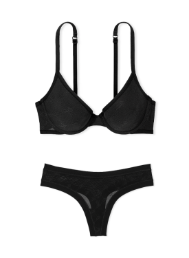 Комплект белья Wear Everywhere Push-Up Bra Set Black