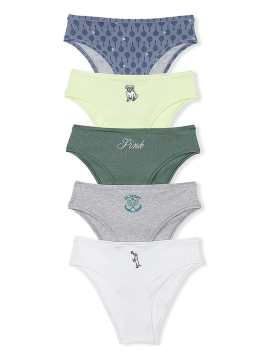 Набір трусиків 5-Pack Cotton Cheeky Panties