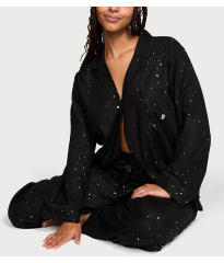 Піжама Flannel Long Pajama Set Celestial