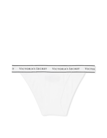 Трусики Cotton Logo Tanga Panty White