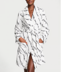 Плюшевий халат Short Cozy Robe Print