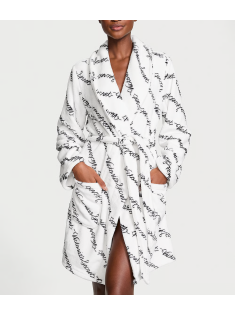 Плюшевий халат Short Cozy Robe Print